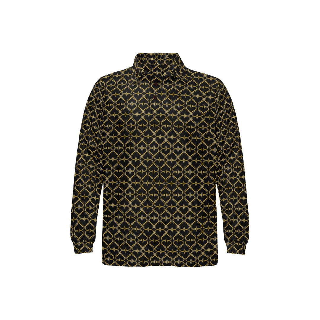 Smarter Man's Long Sleeve Polo Shirt