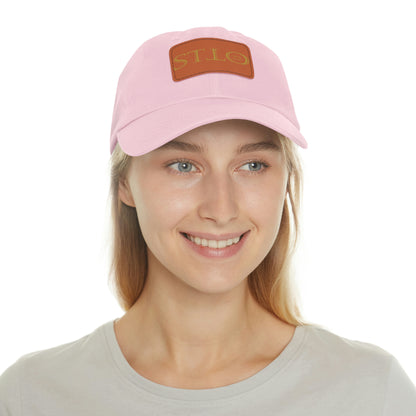 Dad Hat with Leather Patch stto