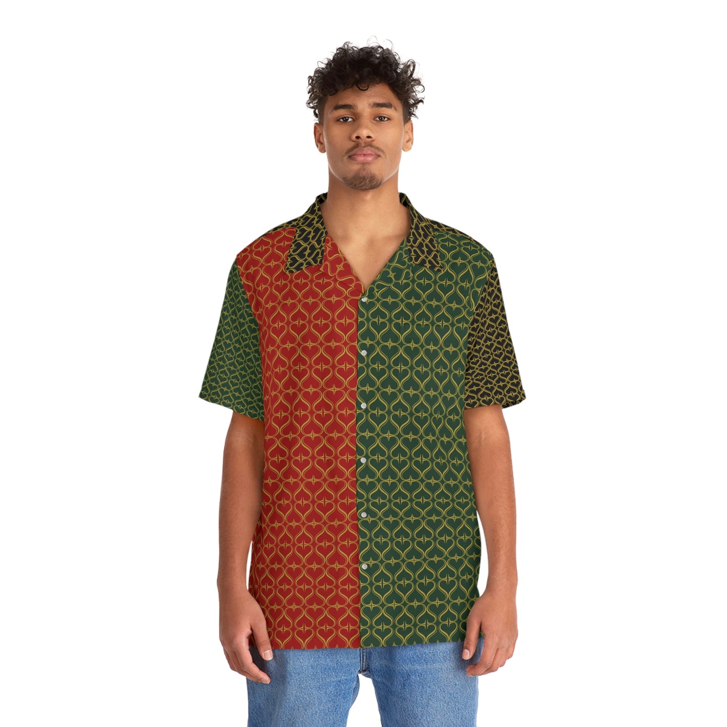 Smarter Man's Golden Heart Hawaiian Shirt