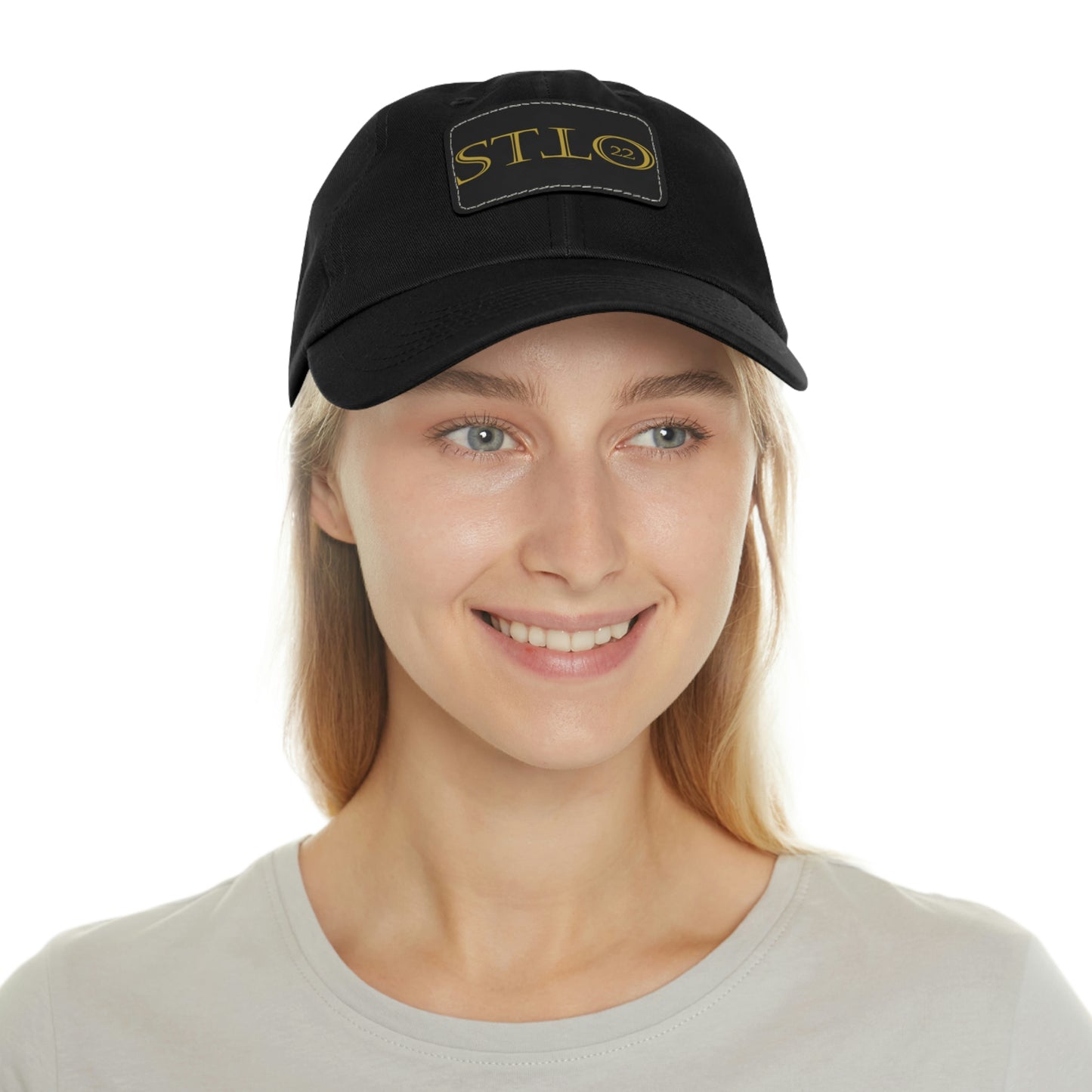 Dad Hat with Leather Patch stto