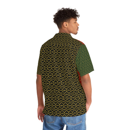 Smarter Man's Golden Heart Hawaiian Shirt