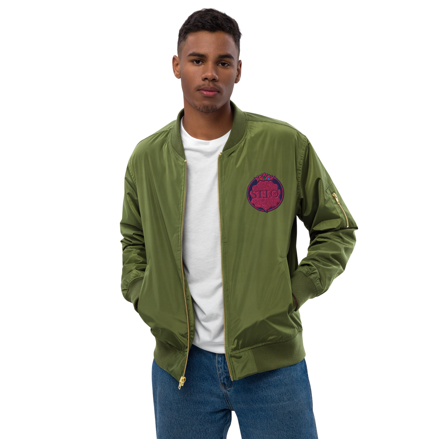 Smarter Mans bomber jacket