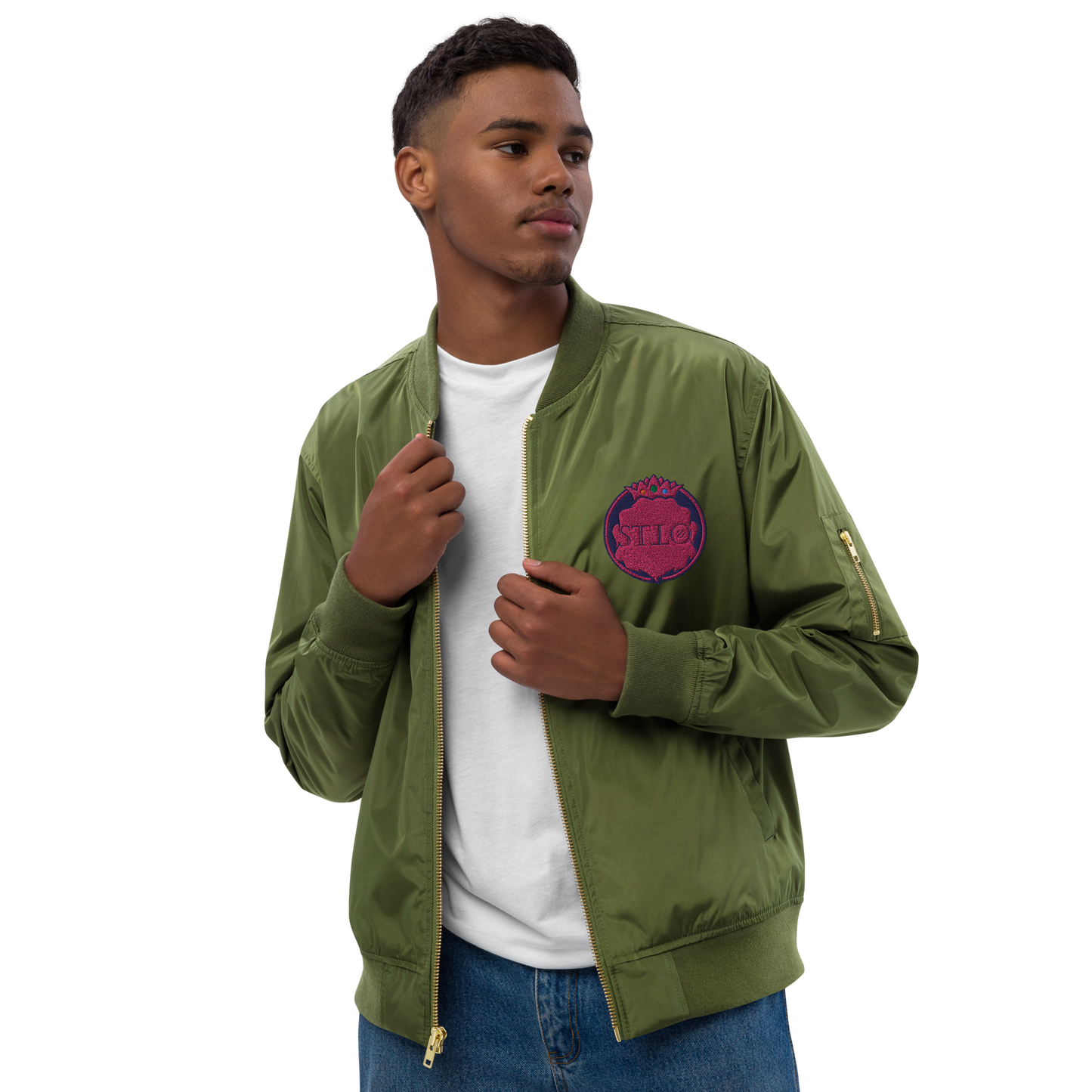 Smarter Mans bomber jacket