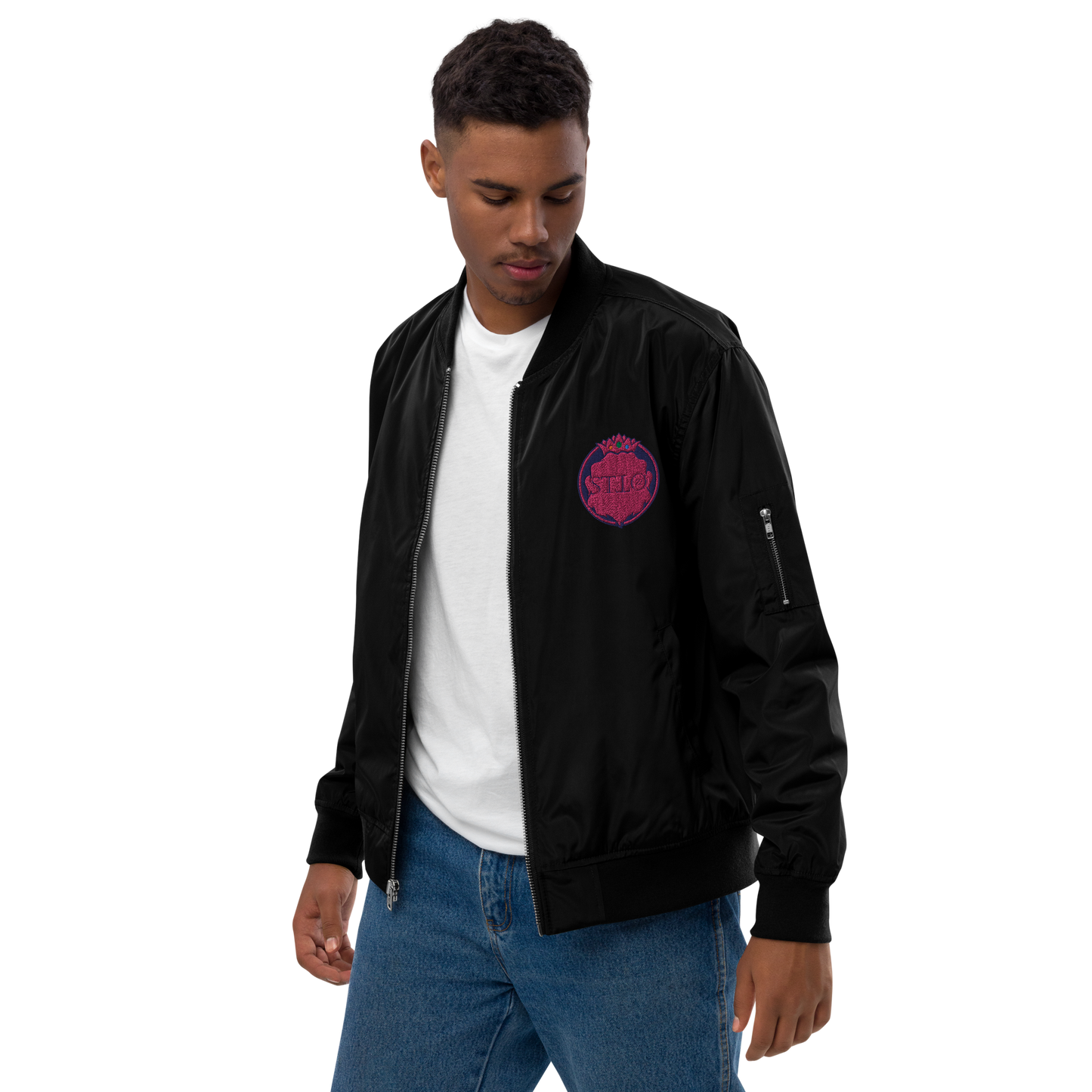 Smarter Mans bomber jacket