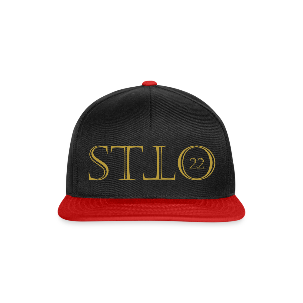 Snapback Cap - black/red