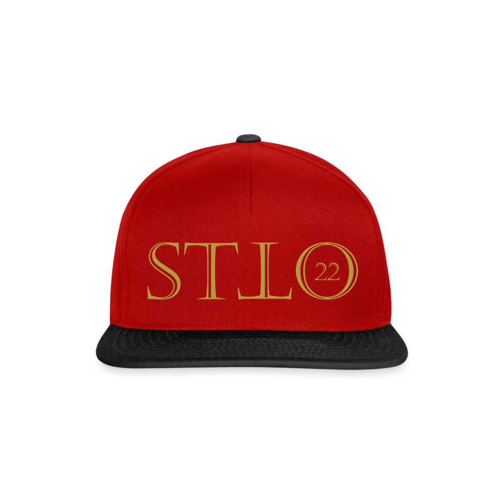 Snapback Cap - red/black