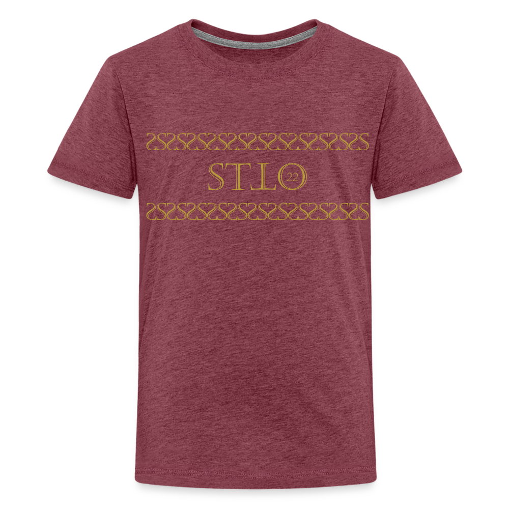 Teenager Premium T-Shirt - heather burgundy