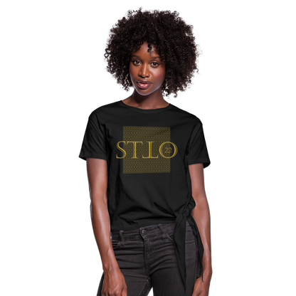 Women’s Knotted T-Shirt - black